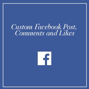 How to generate Facebook Post with comments and Likes?